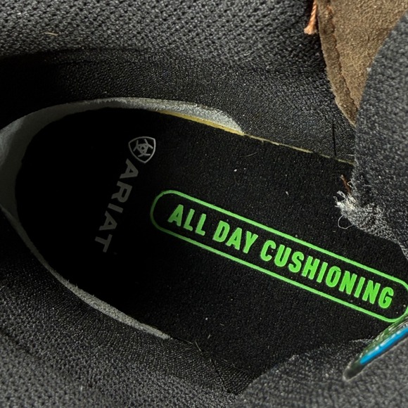 Ariat Rebar Wedge Distressed Brown Moc Toe 6" Waterproof  Work Boot Women's 9 B - Picture 12 of 16